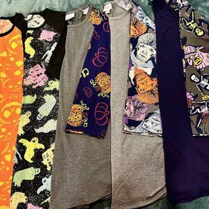 Bundle 5 LuLaRoe *HALLOWEEN* Shirts - All Size L